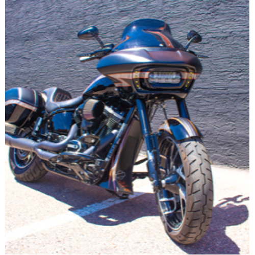 shark nose fairing for road king
