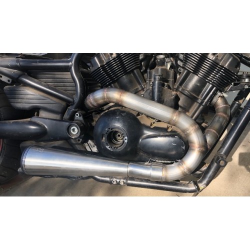 2 Into One VRod Exhaust